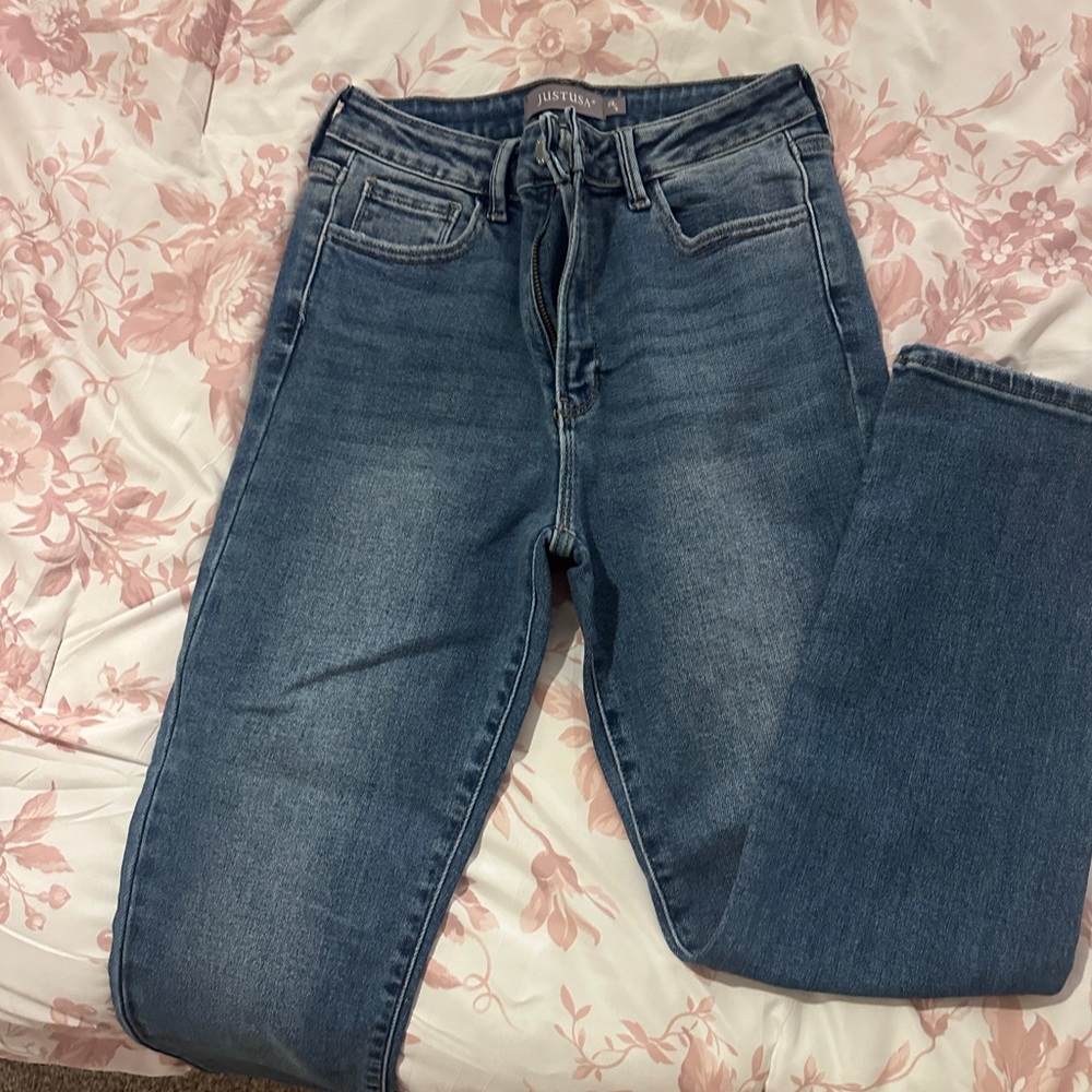 Just USA Women's Dark Blue Skinny Jeans